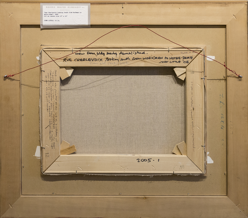 Rue Charlevoix Looking South from Workman to Notre-Dame