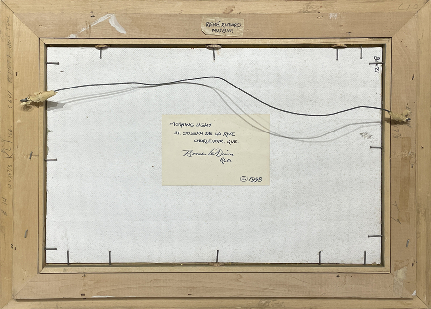 Morning Light, St. Joseph de la Rive Charlevoix, Qué.