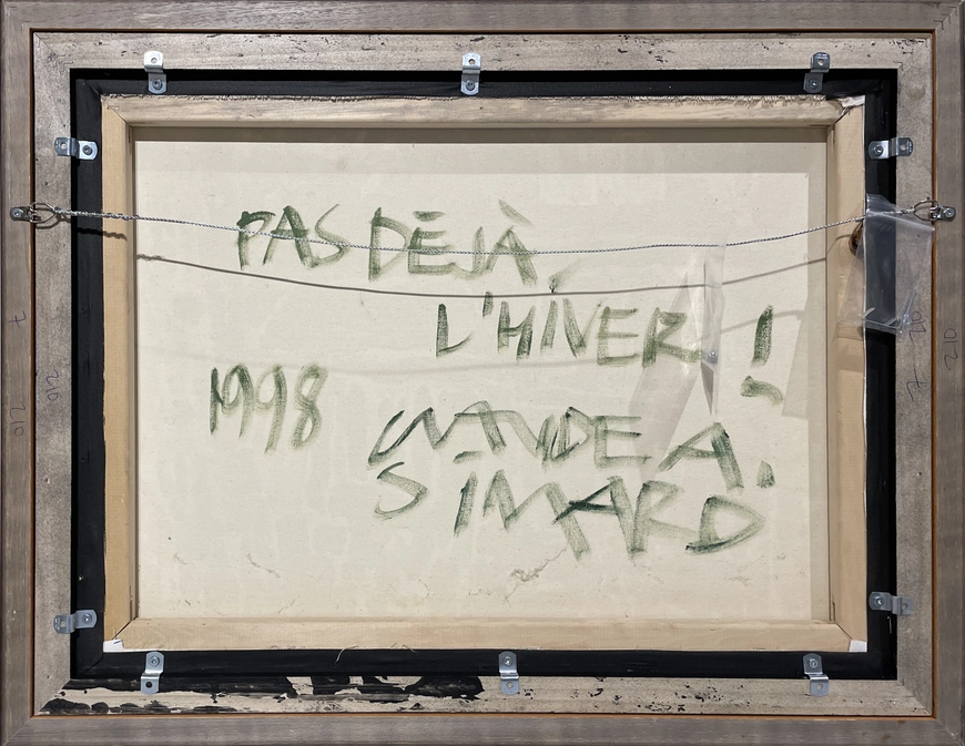 Pas déjà l’hiver!