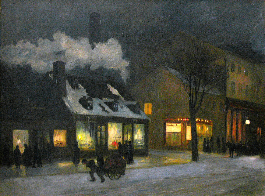 Winter Night, Craig Street, Montreal