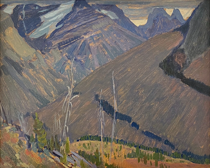 Near Wapta Lake, Kicking Horse Pass, Rocky Mountains