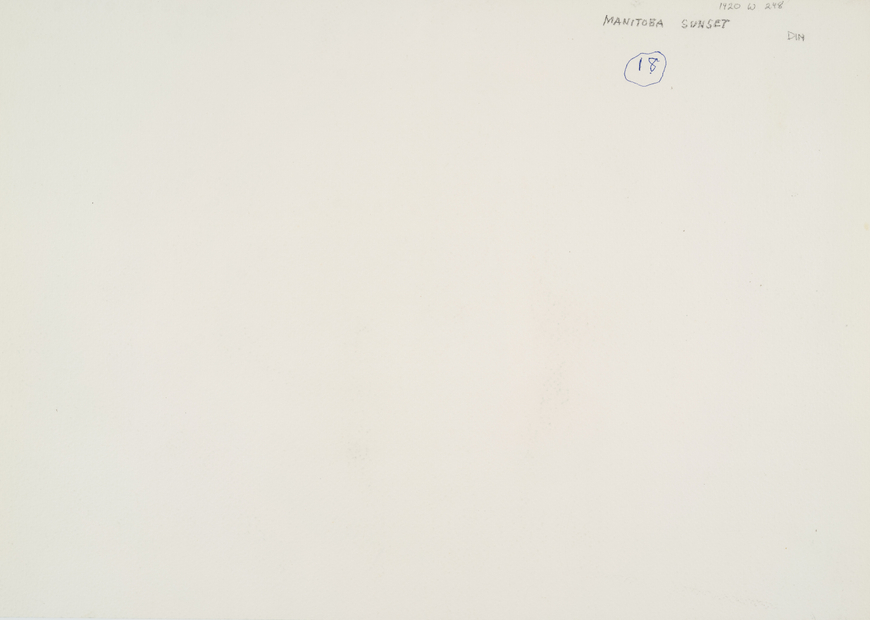 Manitoba Sunset - Coucher de soleil, Manitoba