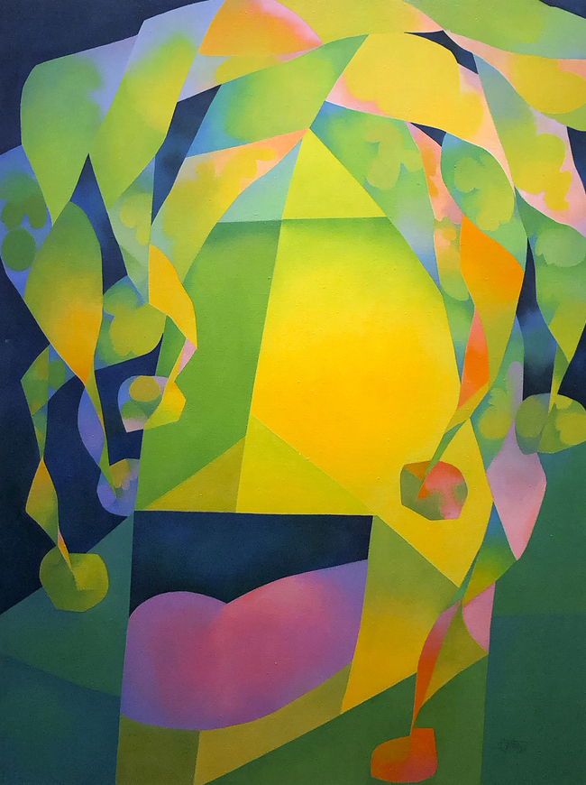 Sans Titre (Figure abstraite d'un bouffon)- Untitled (Abstract Jester Figure)