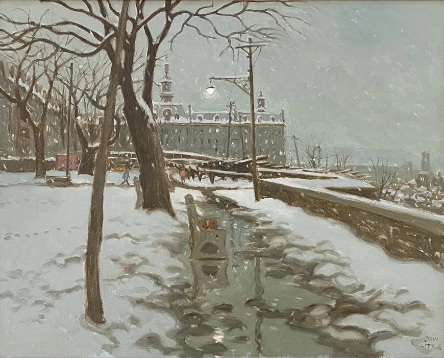 Parc Montmorency, Québec (with a view of the Seminaire)