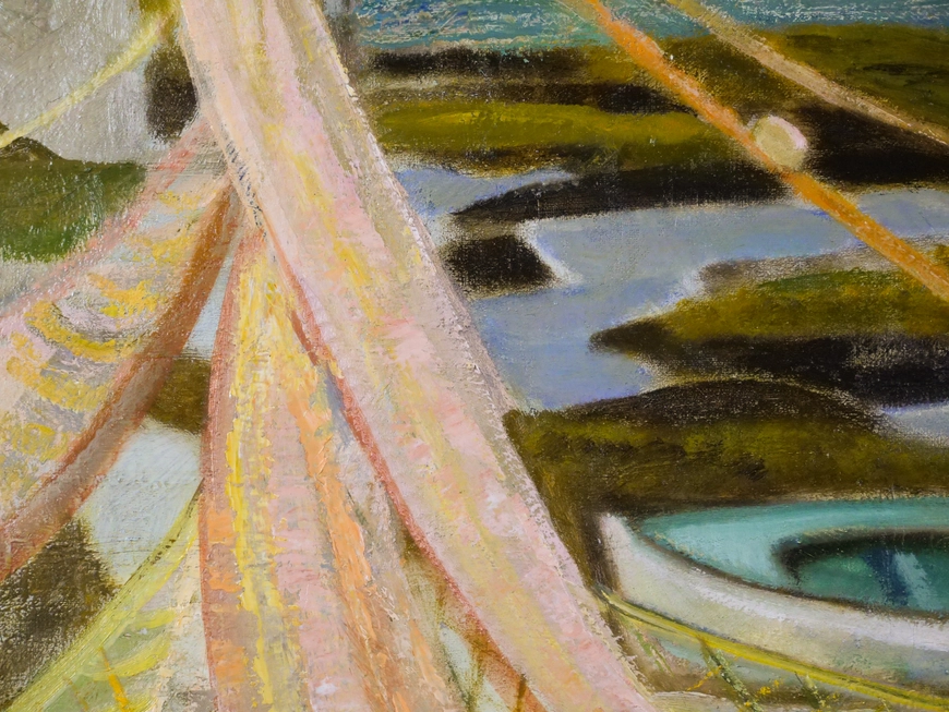 Low Tide (recto); Portrait of a Young Woman (verso)