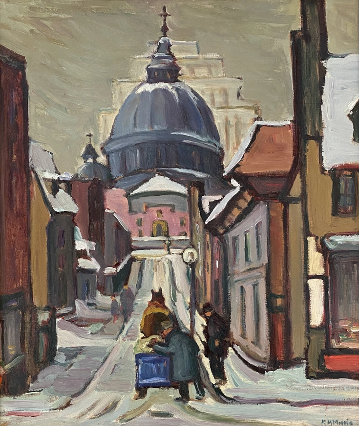 Looking up Sainte Cecile Street