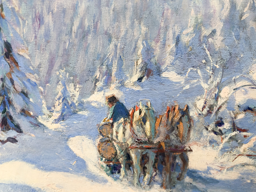 Misty Morning, Canada (After Snowfall)