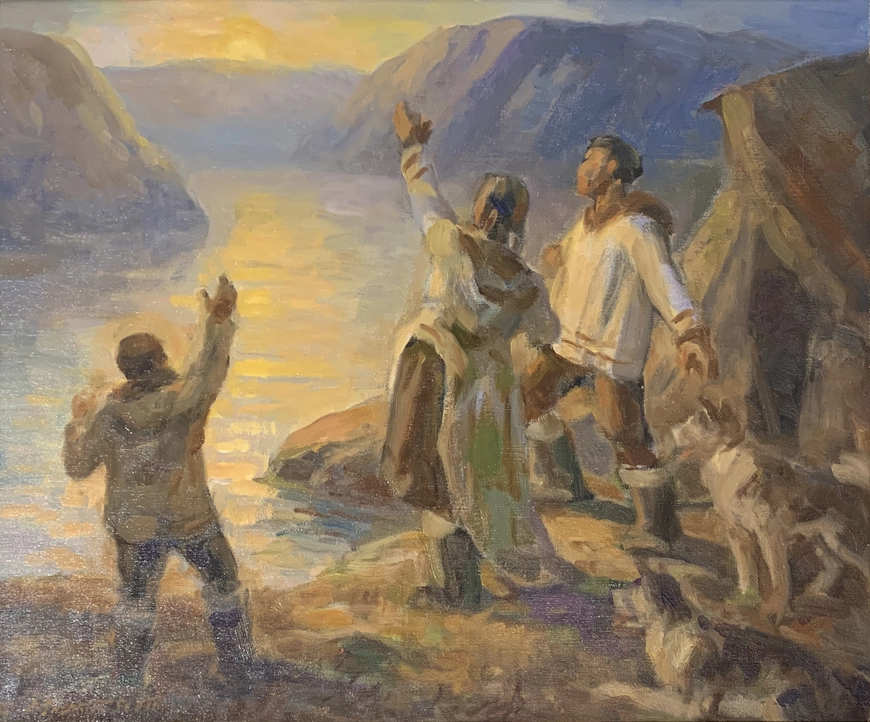 Study for %22The Sun worshippers%22