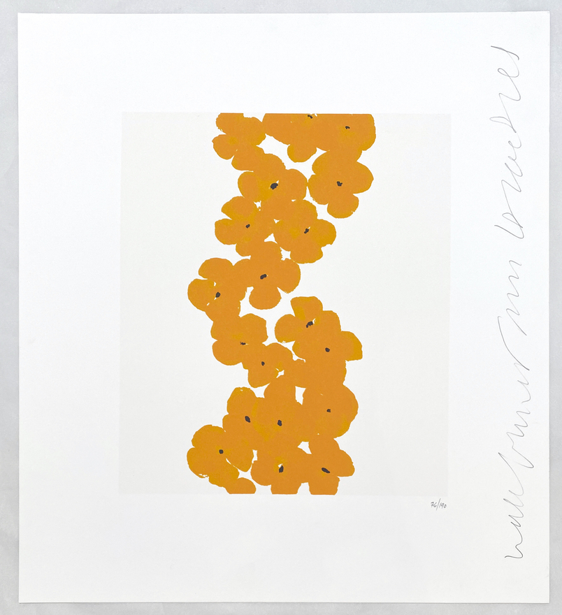 Donald Sultan, Wallflowers (#9)