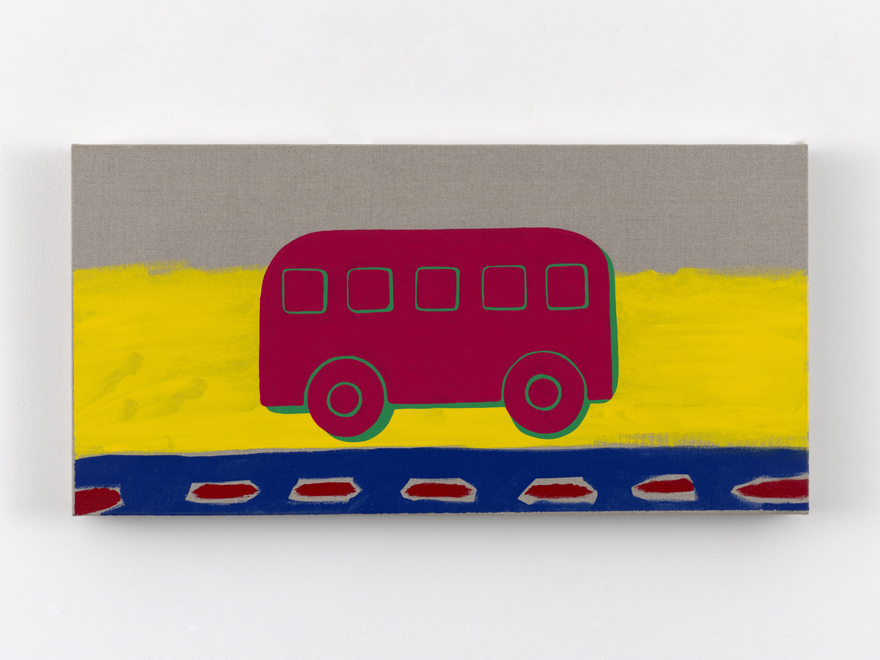 Zak Kitnick Paintings for Children (I1), 2026 Titled on verso Enamel on linen 12 x 24 in 30.5 x 61 cm (ZKI26.064)