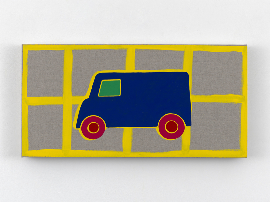 Zak Kitnick Paintings for Children (H1), 2026 Titled on verso Enamel on linen 12 x 24 in 30.5 x 61 cm (ZKI26.060)