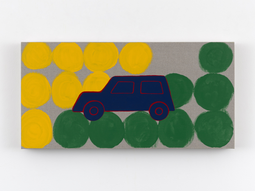 Zak Kitnick Paintings for Children (F7), 2026 Titled on verso Enamel on linen 12 x 24 in 30.5 x 61 cm (ZKI26.080)