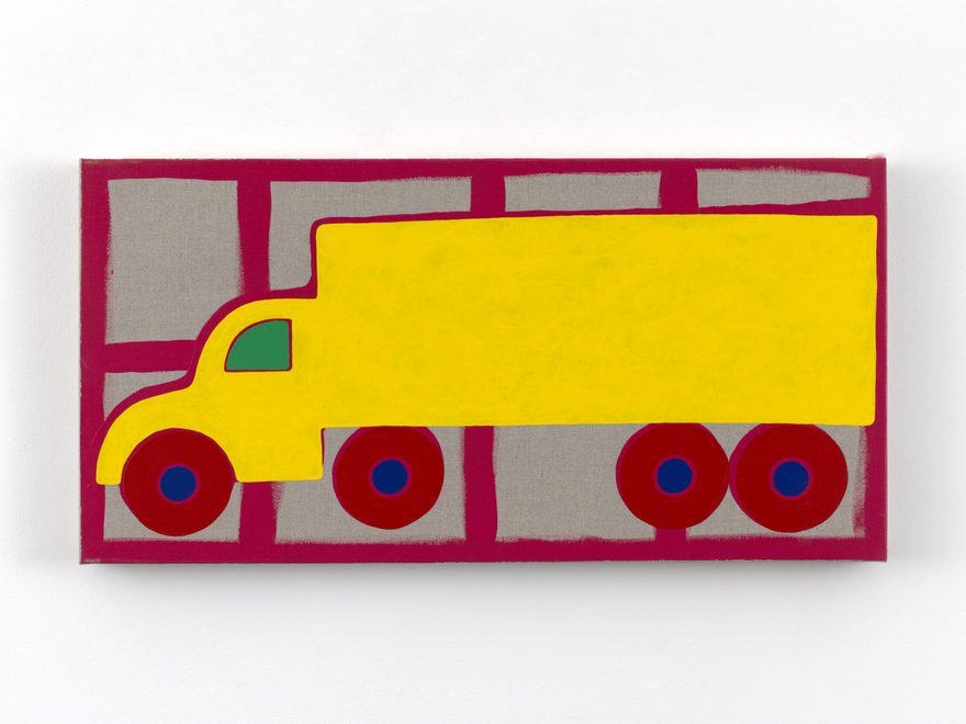 Zak Kitnick Paintings for Children (H5), 2026 Titled on verso Enamel on linen 12 x 24 in 30.5 x 61 cm (ZKI26.085)