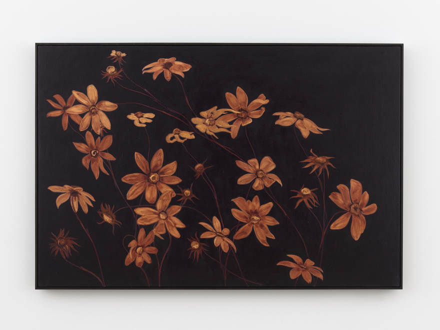 Alexandria Tarver nights, 104, 2026 Signed, titled, and dated on verso Oil on linen mounted on panel 48 3/4 x 72 in (framed) 123.8 x 182.9 cm (framed) (ATA26.011)