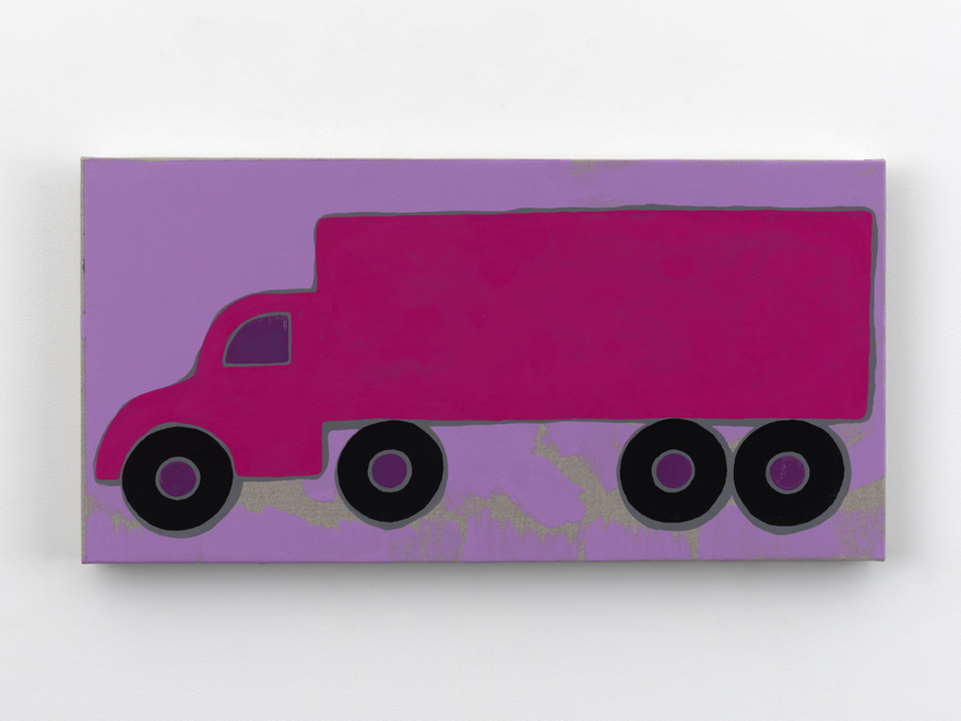 Zak Kitnick Paintings for Children (A9), 2026 Titled on verso Enamel on linen 12 x 24 in 30.5 x 61 cm (ZKI26.006)