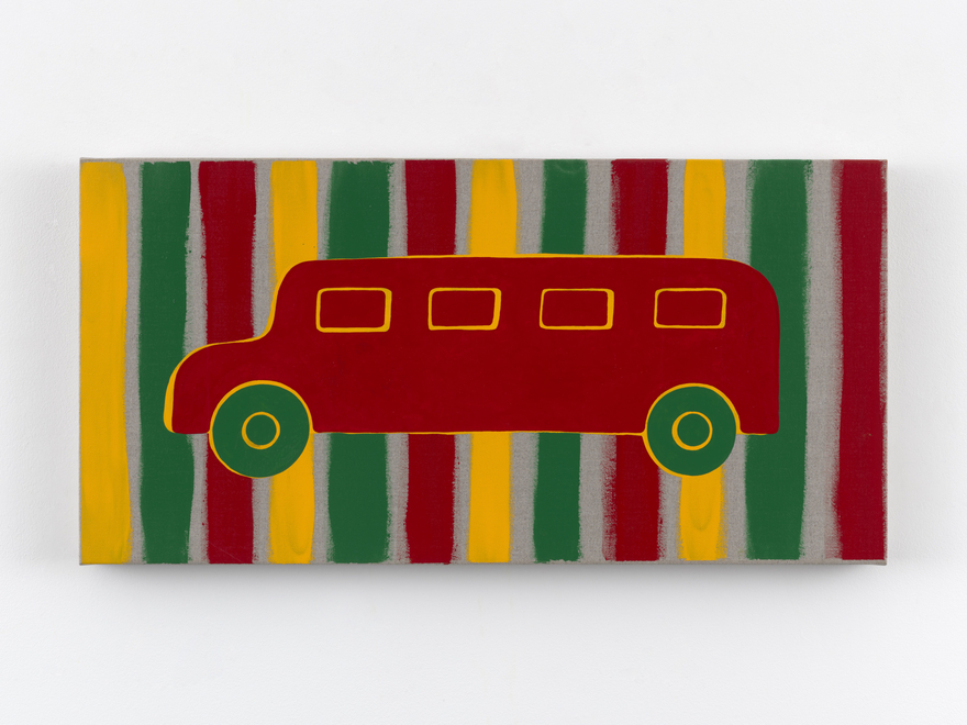 Zak Kitnick Paintings for Children (G4), 2026 Titled on verso Enamel on linen 12 x 24 in 30.5 x 61 cm (ZKI26.100)