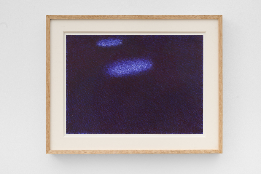 Angiola Gatti Untitled, 2024 Signed and dated on verso Ballpoint pen on paper 13 1/4 x 16 3/4 in (framed) 33.5 x 42.5 cm (framed) (AGA26.019)