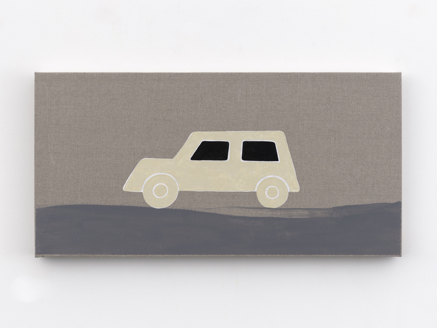 Zak Kitnick Paintings for Children (C5), 2026 Titled on verso Enamel on linen 12 x 24 in 30.5 x 61 cm (ZKI26.005)