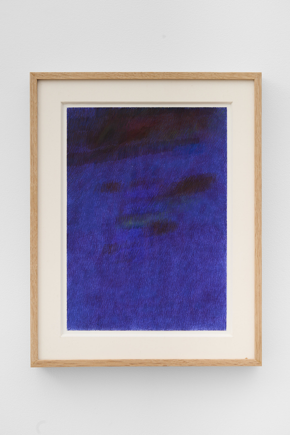 Angiola Gatti Untitled, 2018 Signed and dated on verso Ballpoint pen and color marker on paper 15 3/8 x 12 in (framed) 39 x 30.5 cm (framed) (AGA26.015)