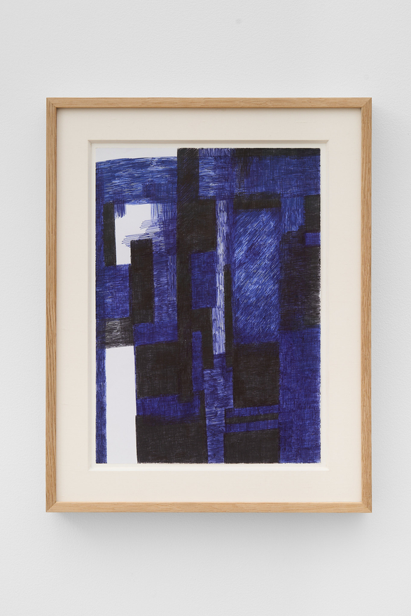 Angiola Gatti Untitled, 2003 Signed and dated on verso Ballpoint pen on paper 15 3/8 x 12 in (framed) 39 x 30.5 cm (framed) (AGA26.013)