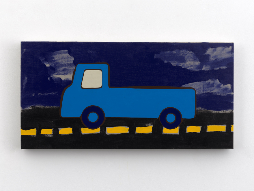 Zak Kitnick Paintings for Children (A5), 2026 Titled on verso Enamel on linen 12 x 24 in 30.5 x 61 cm (ZKI26.043)