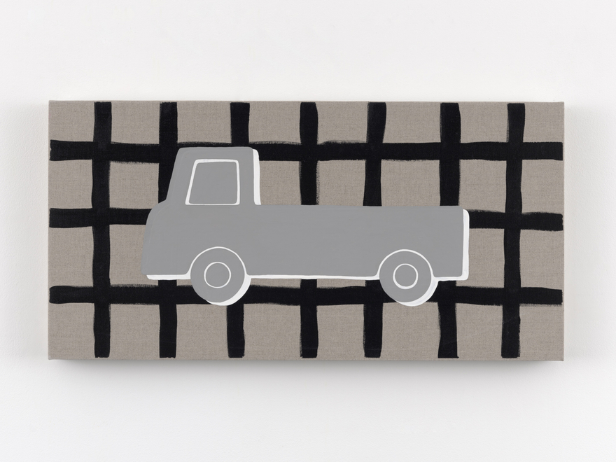 Zak Kitnick Paintings for Children (K7), 2026 Titled on verso Enamel on linen 12 x 24 in 30.5 x 61 cm (ZKI26.078)