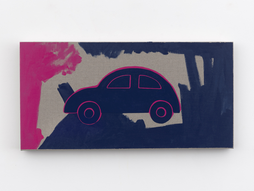 Zak Kitnick Paintings for Children (E3), 2026 Titled on verso Enamel on linen 12 x 24 in 30.5 x 61 cm (ZKI26.048)