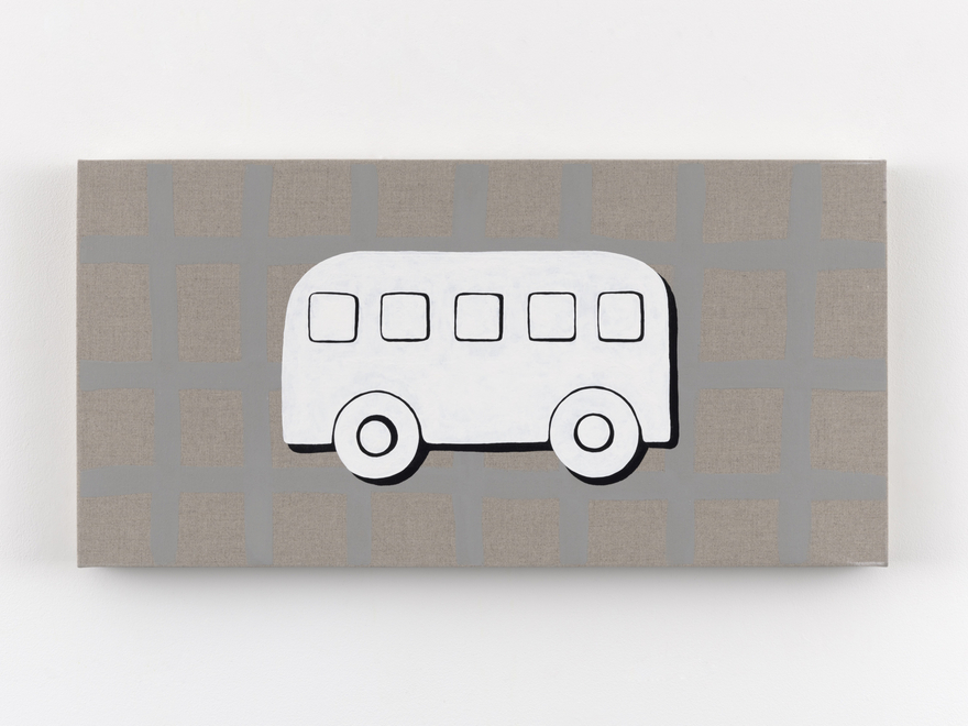 Zak Kitnick Paintings for Children (K8), 2026 Titled on verso Enamel on linen 12 x 24 in 30.5 x 61 cm (ZKI26.077)