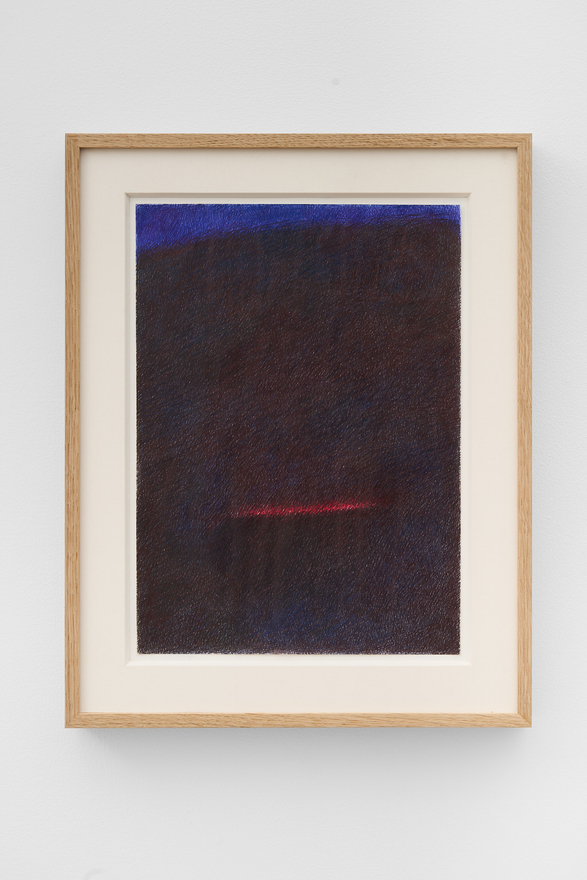 Angiola Gatti Untitled, 2014-2022 Signed and dated on verso Ballpoint pen and color marker on paper 15 3/8 x 12 in (framed) 39 x 30.5 cm (framed) (AGA26.016)