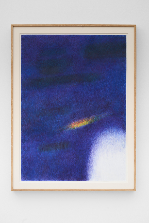 Angiola Gatti Untitled, 2016-2026 Signed and dated on verso Ballpoint pen and color pencil on paper 31 1/4 x 23 3/8 in (framed) 79.5 x 59.5 cm (framed) (AGA26.028)