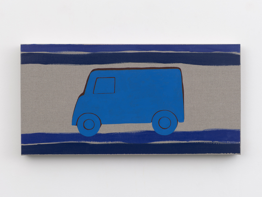 Zak Kitnick Paintings for Children (E8), 2026 Titled on verso Enamel on linen 12 x 24 in 30.5 x 61 cm (ZKI26.037)