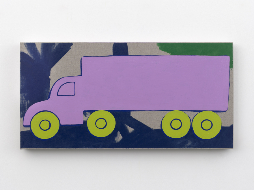 Zak Kitnick Paintings for Children (E6), 2026 Titled on verso Enamel on linen 12 x 24 in 30.5 x 61 cm (ZKI26.026)