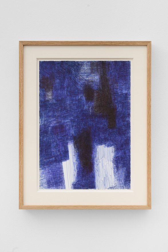 Angiola Gatti Untitled, 2002 Signed and dated on verso Ballpoint pen on paper 15 3/8 x 12 in (framed) 39 x 30.5 cm (framed) (AGA26.007)