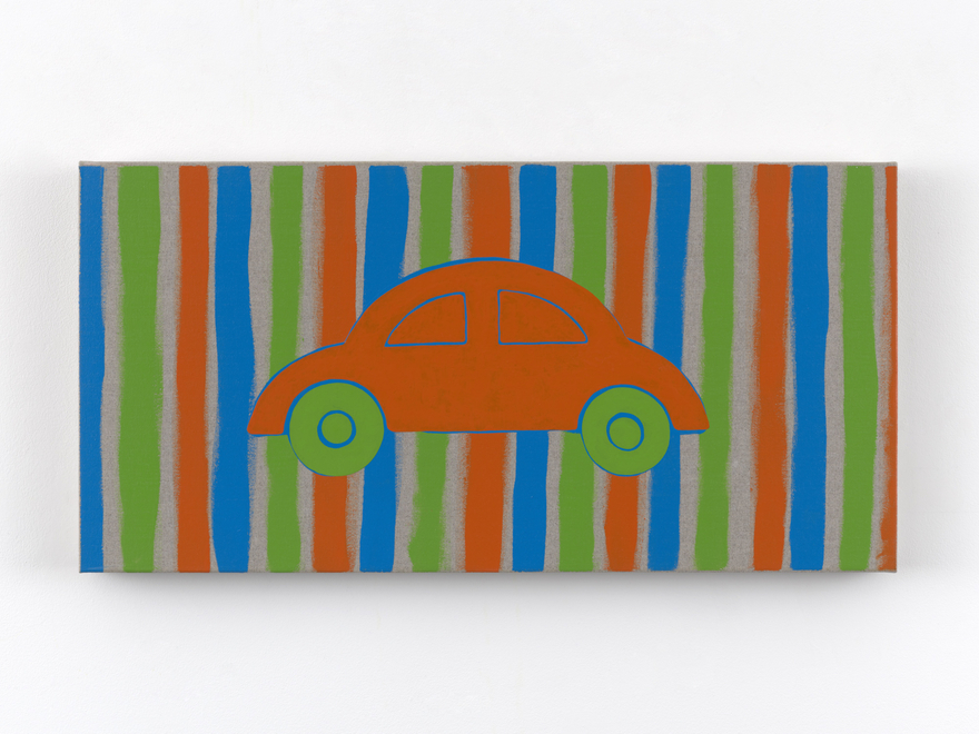 Zak Kitnick Paintings for Children (G7), 2026 Titled on verso Enamel on linen 12 x 24 in 30.5 x 61 cm (ZKI26.091)