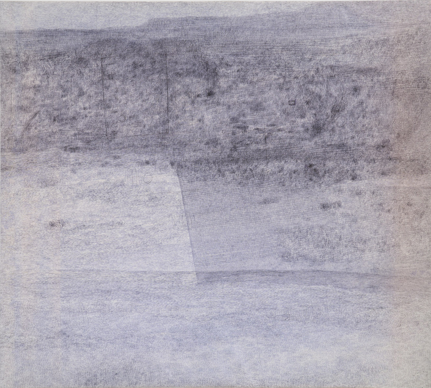 Angiola Gatti Paesaggio 14, 1994 Signed &amp; dated on recto Ballpoint pen on canvas 82 7/8 x 93 3/4 in 210.5 x 234.5 cm (AGA26.037)