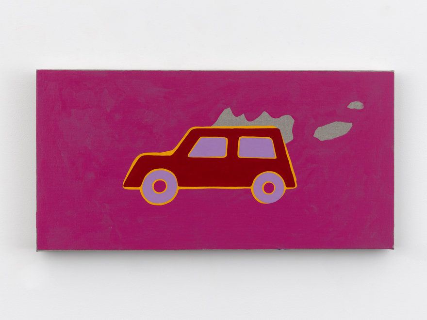 Zak Kitnick Paintings for Children (B7), 2026 Titled on verso Enamel on linen 12 x 24 in 30.5 x 61 cm (ZKI26.039)