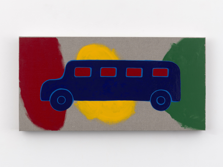 Zak Kitnick Paintings for Children (C1), 2026 Titled on verso Enamel on linen 12 x 24 in 30.5 x 61 cm (ZKI26.019)