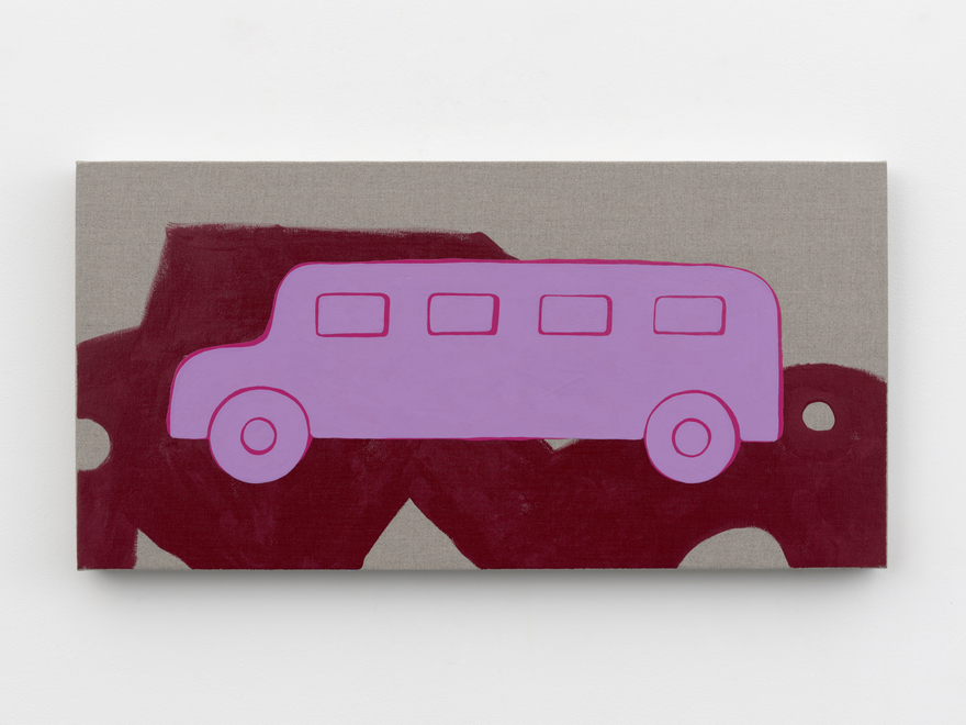 Zak Kitnick Paintings for Children (E7), 2026 Titled on verso Enamel on linen 12 x 24 in 30.5 x 61 cm (ZKI26.024)