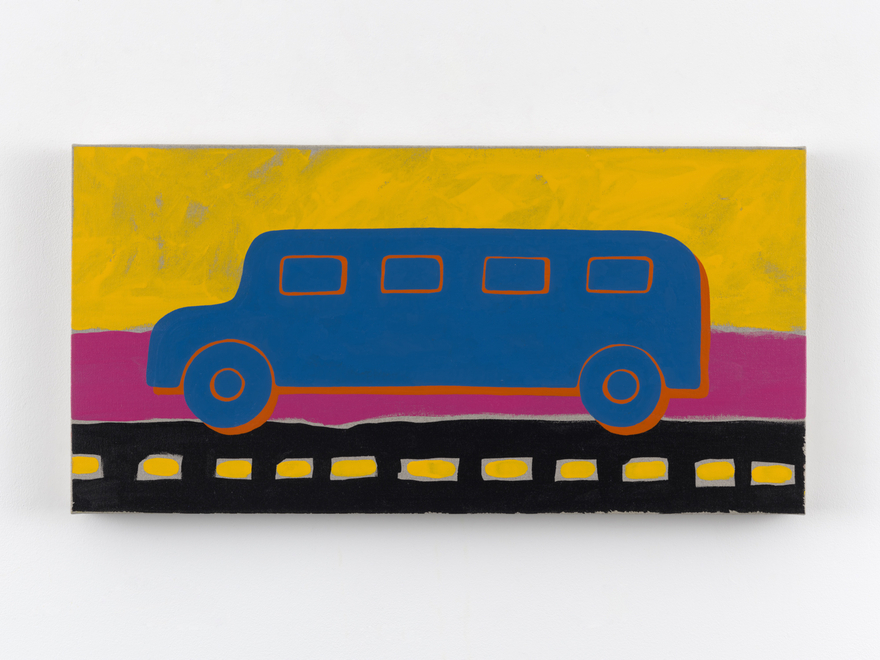 Zak Kitnick Paintings for Children (J1), 2026 Titled on verso Enamel on linen 12 x 24 in 30.5 x 61 cm (ZKI26.108)