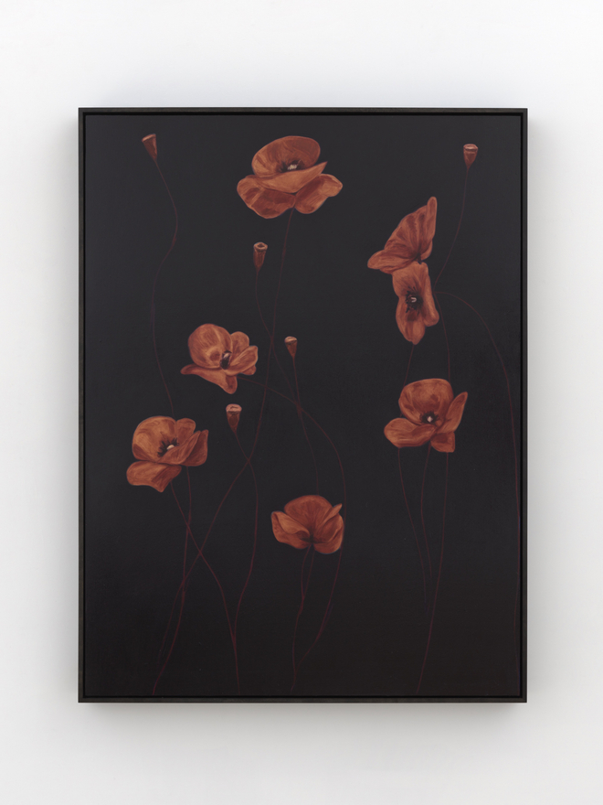 Alexandria Tarver nights, Rome 7, 2026 Signed, titled, and dated on verso Oil on linen mounted on panel 48 1/2 x 36 3/8 in (framed) 123 x 92.4 cm (framed) (ATA26.008)