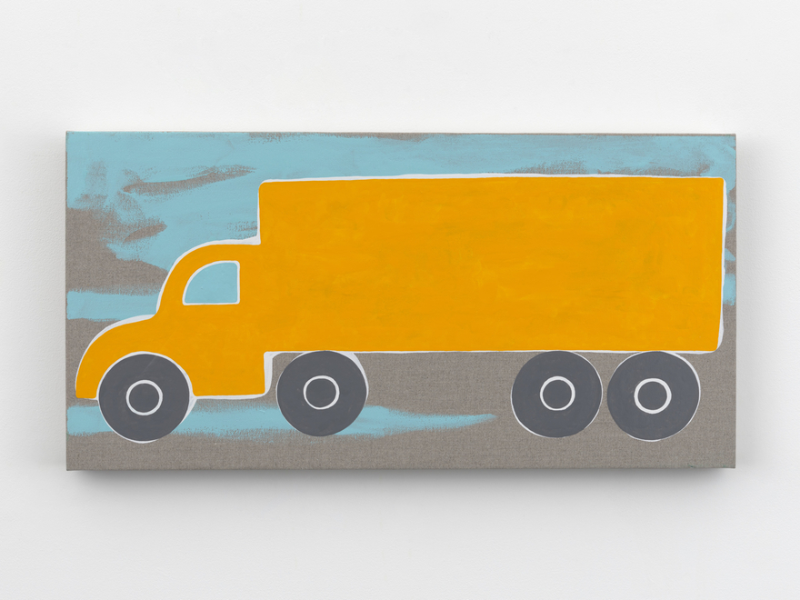 Zak Kitnick Paintings for Children (C8), 2026 Titled on verso Enamel on linen 12 x 24 in 30.5 x 61 cm (ZKI26.034)