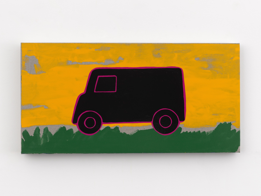 Zak Kitnick Paintings for Children (B6), 2026 Titled on verso Enamel on linen 12 x 24 in 30.5 x 61 cm (ZKI26.044)
