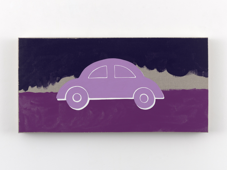 Zak Kitnick Paintings for Children (J5), 2026 Titled on verso Enamel on linen 12 x 24 in 30.5 x 61 cm (ZKI26.070)