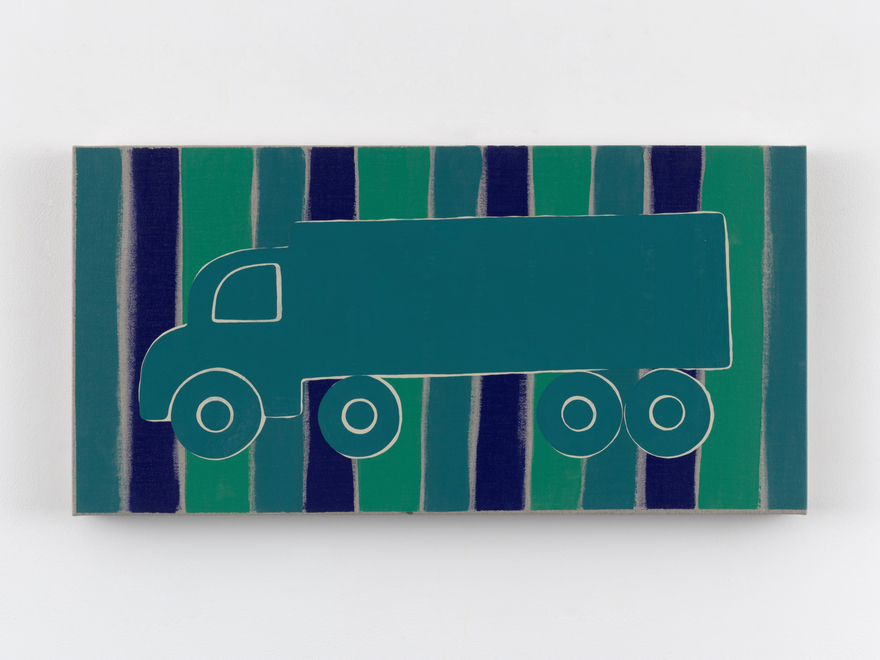 Zak Kitnick Paintings for Children (G2), 2026 Titled on verso Enamel on linen 12 x 24 in 30.5 x 61 cm (ZKI26.101)