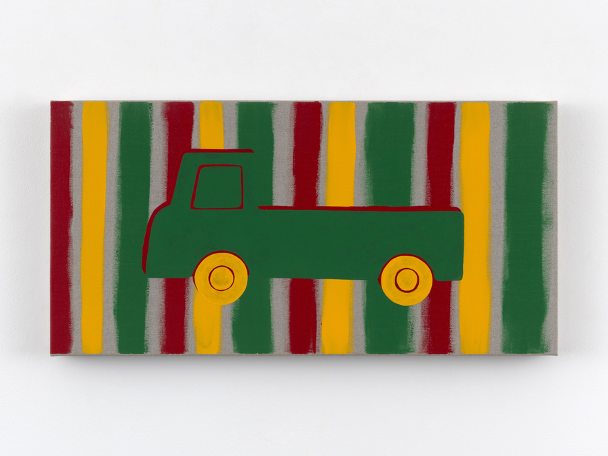 Zak Kitnick Paintings for Children (G5), 2026 Titled on verso Enamel on linen 12 x 24 in 30.5 x 61 cm (ZKI26.099)