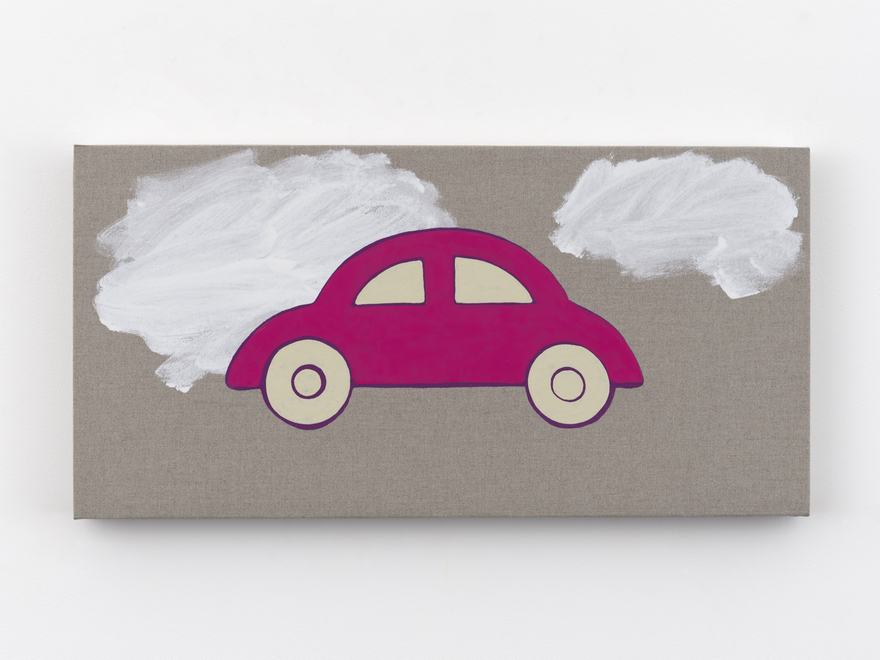 Zak Kitnick Paintings for Children (B8), 2026 Titled on verso Enamel on linen 12 x 24 in 30.5 x 61 cm (ZKI26.031)