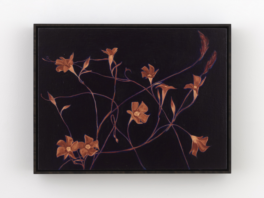 Alexandria Tarver nights, 99, outside S&amp;T&rsquo;s wedding, 2026 Signed, titled, dated on verso Oil on linen mounted on panel 19 x 25 in (framed) 48.3 x 63.5 cm (framed) (ATA26.028)