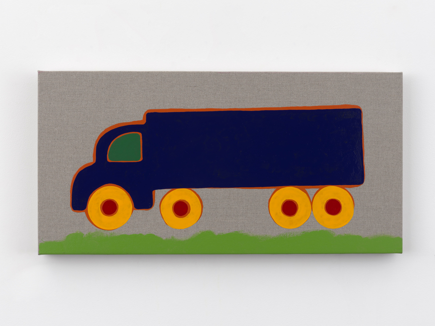 Zak Kitnick Paintings for Children (B2), 2026 Titled on verso Enamel on linen 12 x 24 in 30.5 x 61 cm (ZKI26.015)