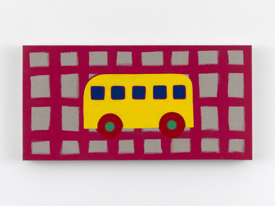 Zak Kitnick Paintings for Children (H7), 2026 Titled on verso Enamel on linen 12 x 24 in 30.5 x 61 cm (ZKI26.075)