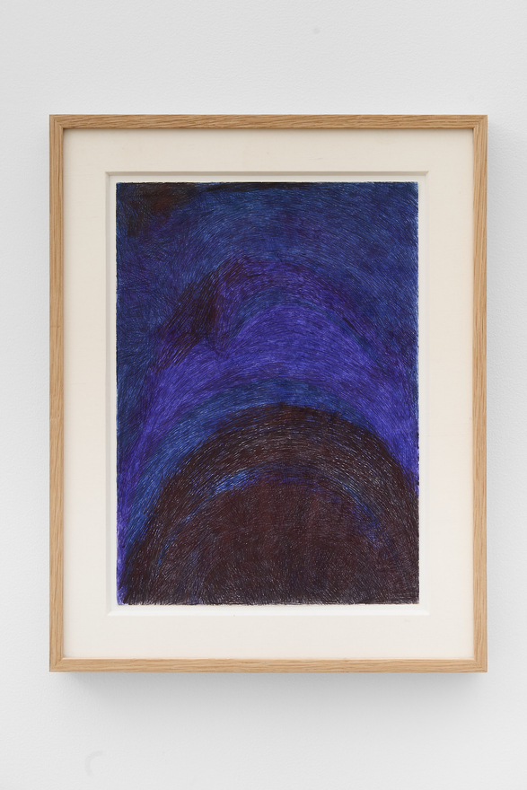 Angiola Gatti Untitled, 2008 Signed and dated on verso Ballpoint pen on paper 15 3/8 x 12 in (framed) 39 x 30.5 cm (framed) (AGA26.017)